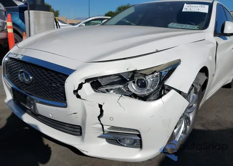 2015 Infiniti Q50 Premium from USA, damaged, VIN JN1BV7APXFM332661